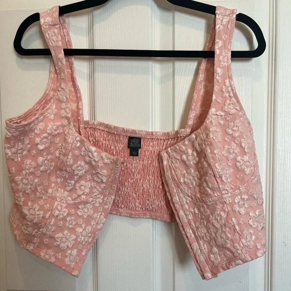 NWOT Wild Fable Floral Corset Top - Picture 6 of 6